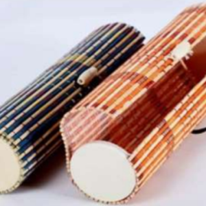 Bamboo Pencil Box – Round (8" x 2") | Natural, Stylish & Sustainable