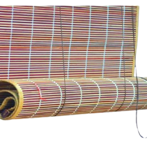 Bamboo Blinds – Radial Colour (3x3 ft)